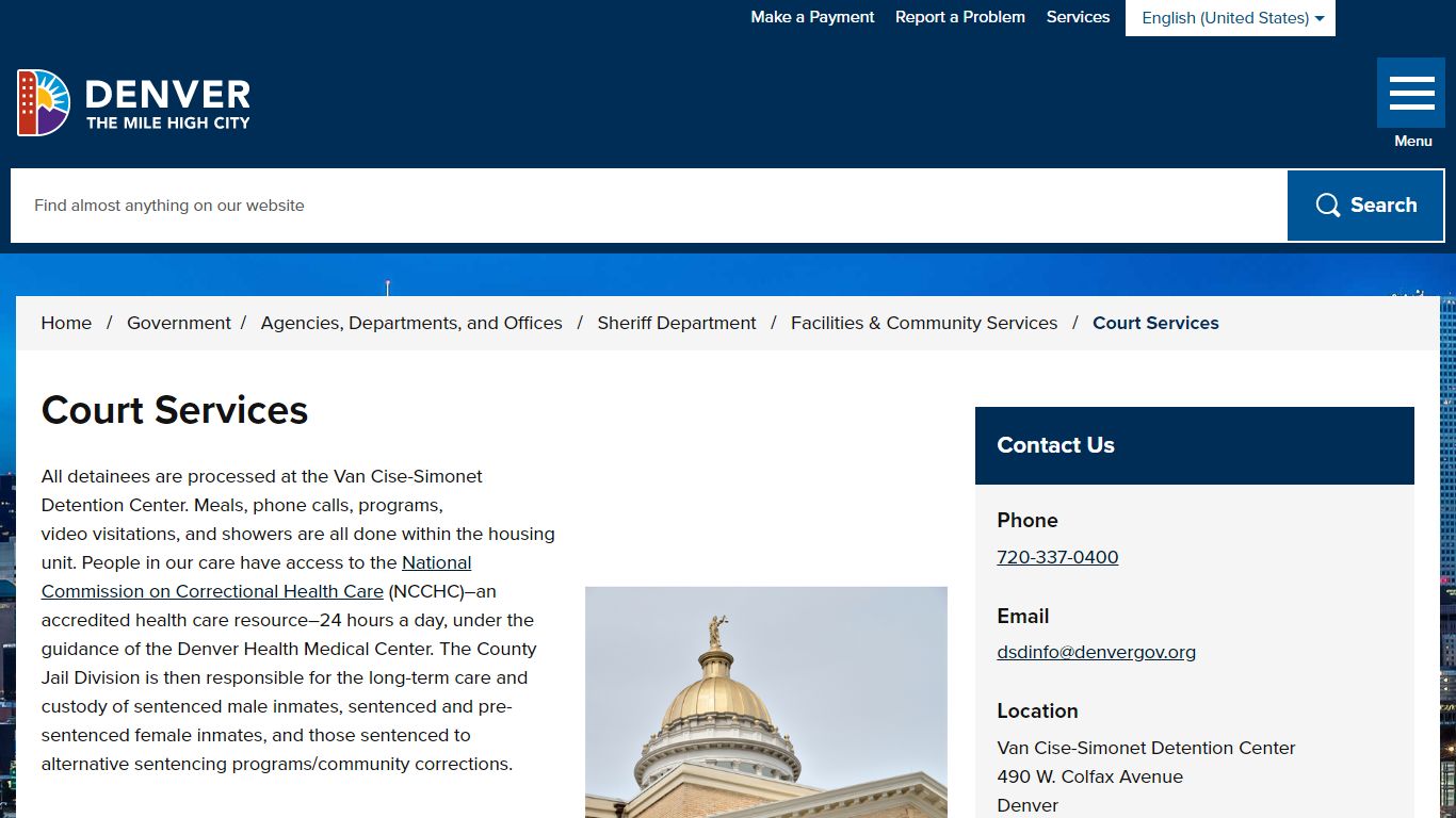 Court Services - City and County of Denver